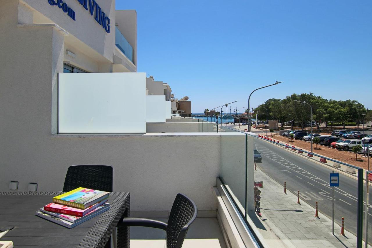 Ferienwohnung Phaedrus Living - Seaside Luxury Flat Harbour 108 Paphos Exterior foto
